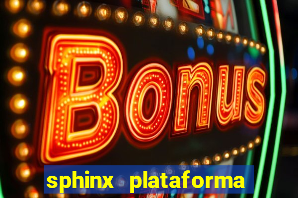 sphinx plataforma de jogos